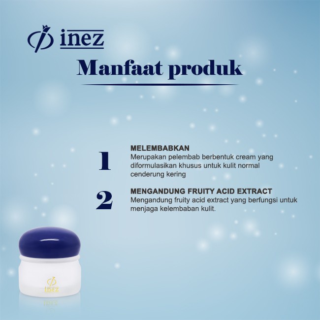 INEZ BEAUTY LIGHTWEIGHT MOISTURIZING CREAM 28 GR @MJ