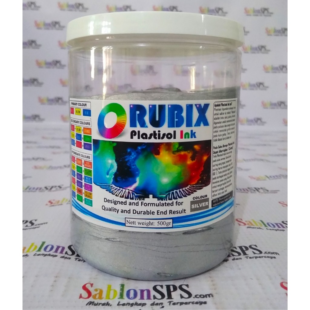 TINTA SABLON DISTRO PLASTISOL SILVER 500gr