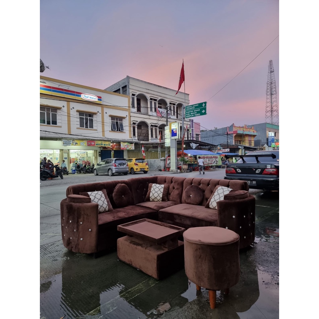 FREE ONGKIR / SOFA SUDUT KRISPO/SOFA MINIMALIS