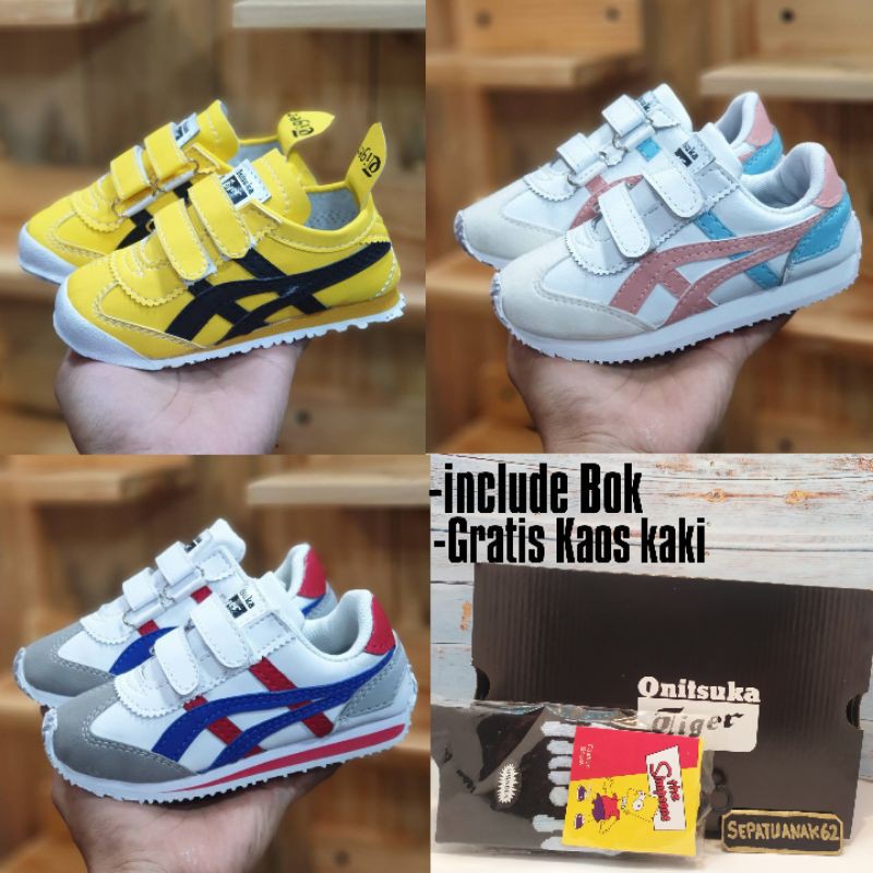 sepatu anak laki dan perempuan model perekat size 20-35 premium quality