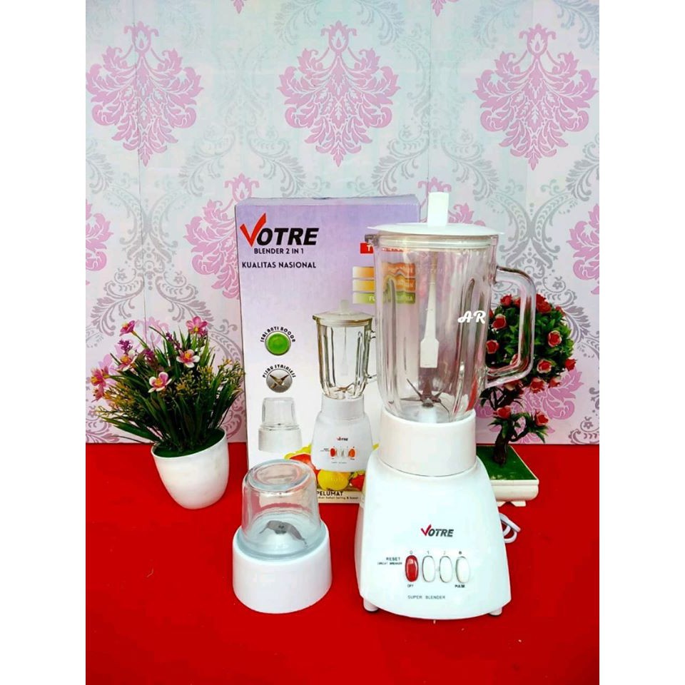 Blender QQ V6 (KACA) 1,5L Blender murah kaca gelas blender ekonomis national low watt