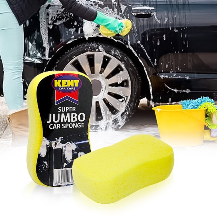 Spon Pencuci Mobil / Kent Car Wash Sponge Super Jumbo / Busa Spons Shrink