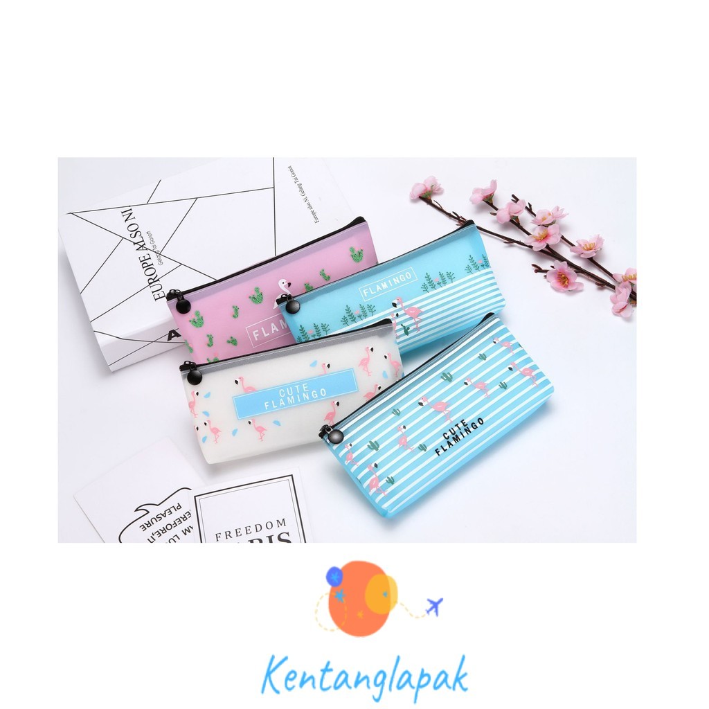 

Tempat pensil Sparking Flamingo / Tempat kosmetik Termurah
