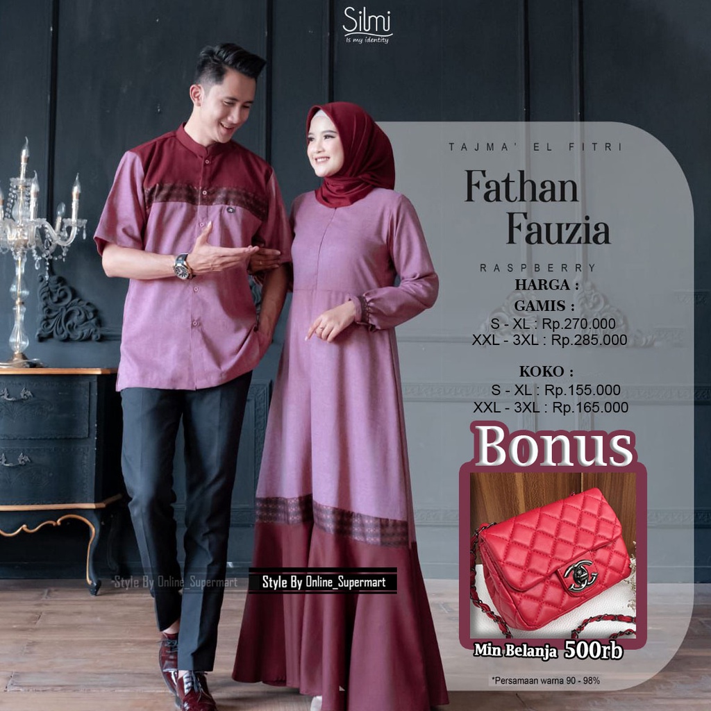 Gamis Couple Terbaru Simple Elegan