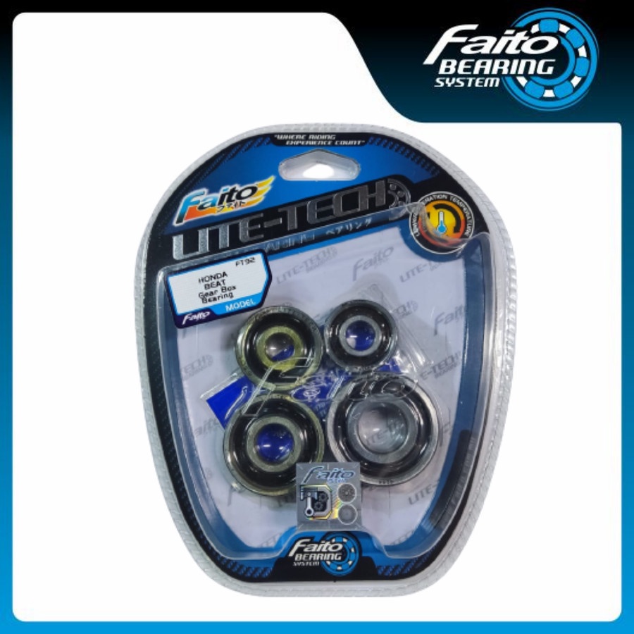Faito Bearing Gardan Gear box Rasio Set Beat Karbu / Beat FI / Scoopy Karbu / Scoopy FI / Spacy Karb