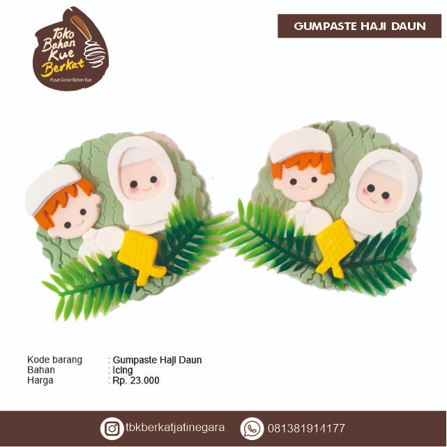 Gumpaste Haji Daun