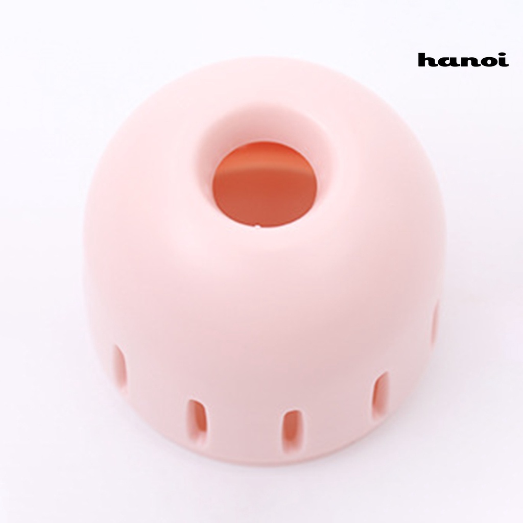 HQTM_Sponge Holder Transparent with Lid ABS Powder Puff Drying Holder for Home