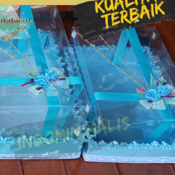 

UY38D05 Kotak hantaran / kotak seserahan / box hantaran mika list silver satu set (ecer/grosir) ,,,!