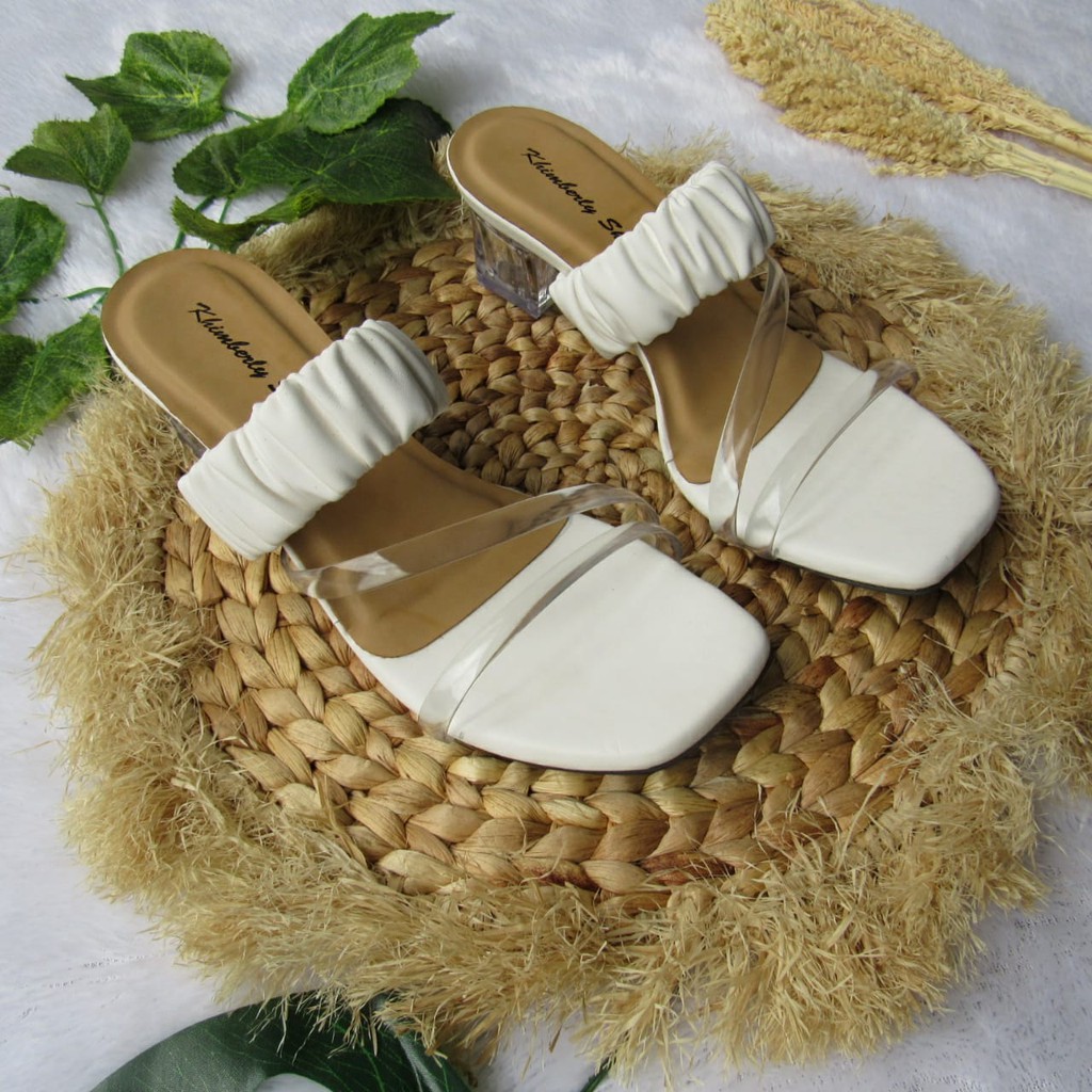 SANDAL HAK KACA WANITA 5CM-AL28