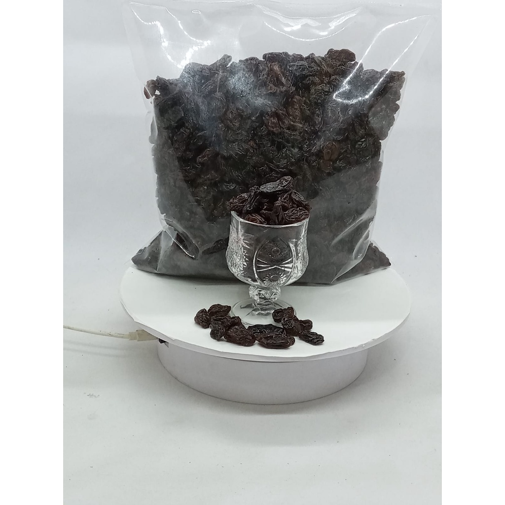 Kismis hitam BLACK RAISIN 1KG//  kismis manis oleh oleh haji dan umroh (exp 2023)