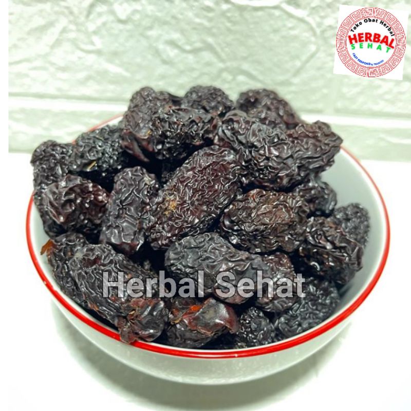 

600 gram Kurma Hitam Cina Wu Zao O Co 烏棗 Black Dates Hei Zhao