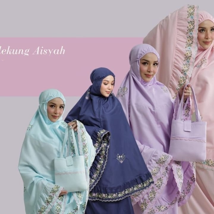 Mukena Aisyah Katun Bordir Dewasa