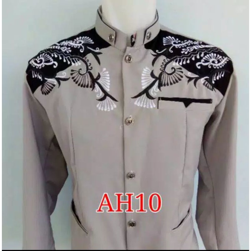 jasko hitam motip akar emas bahan higtwis