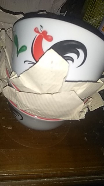 Mangkuk Sup Ayam Jago Seri 2 / Ukuran 13cm / Mangkok Nasi 5 Inch