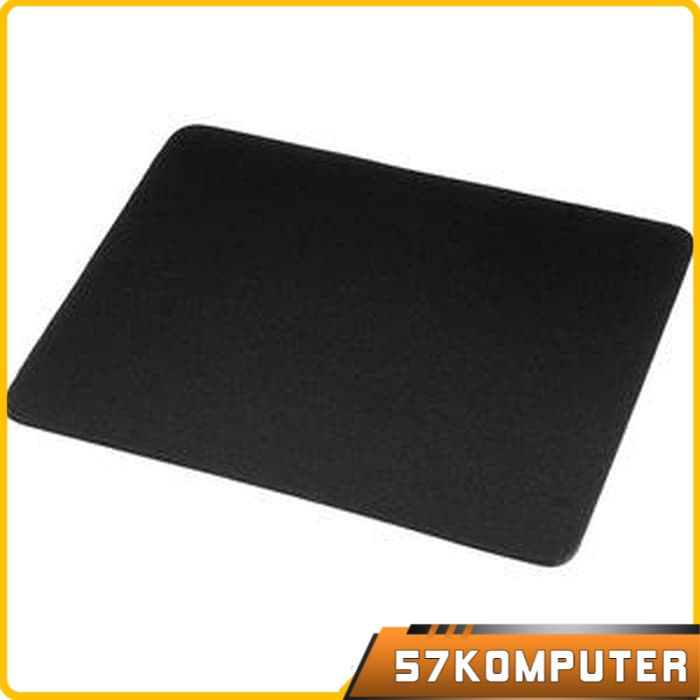 MousePad GAMING/KANTOR Lebar Polos Hitam Murah Anti Slip