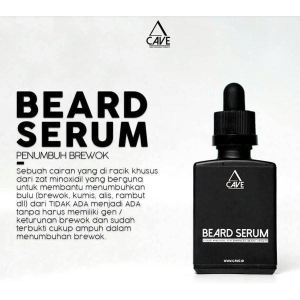 Promo Beard Serum Cave Original Penumbuh Jambang Rambut Brewok Alis Dijamin murah