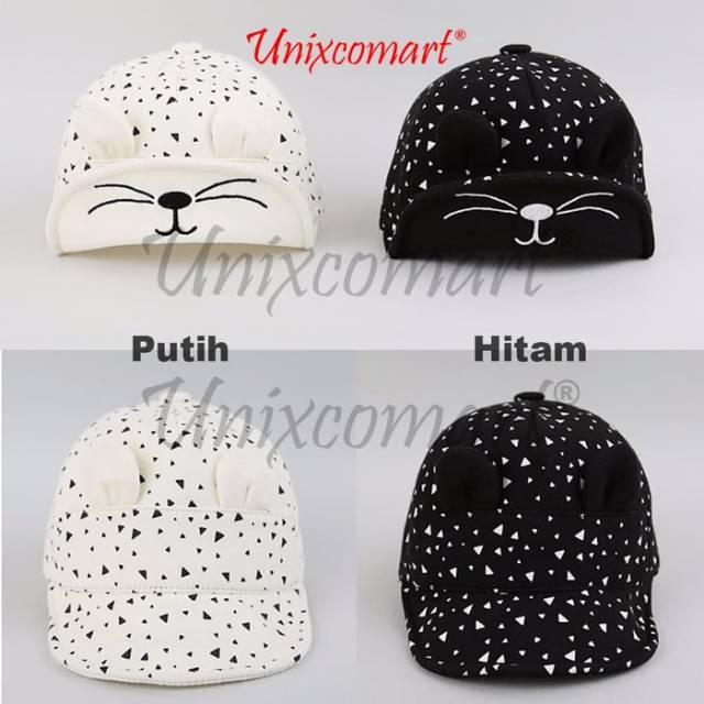 Topi Bayi Topi Anak Topi Anak Bayi Cute Cat Hat