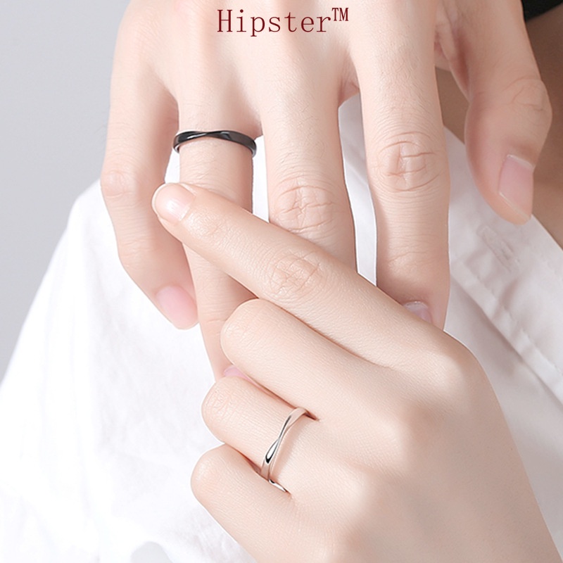 Korean Style Niche Personality Creative Design Couple Romantic Ring