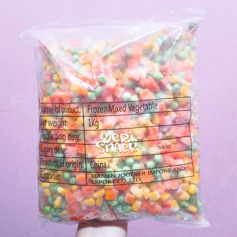 

Frozen Mix Vegetables / Sayuran Mix Beku 1Kg