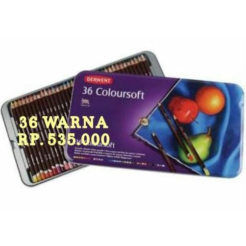 

Derwent Colorsoft Coloured Pencil 36 warna READY STOK