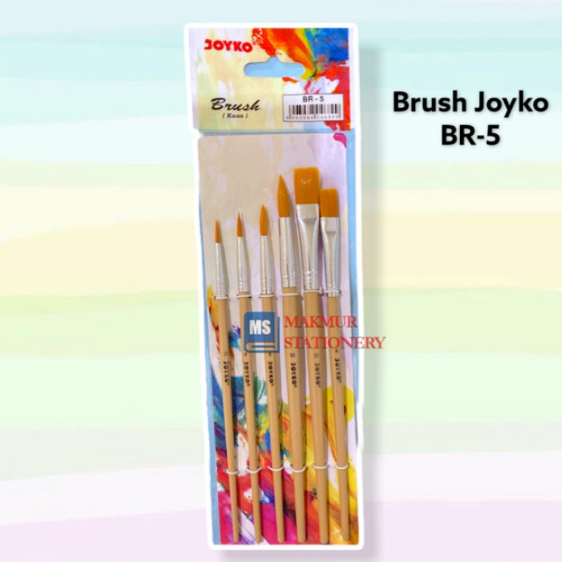 

Kuas Lukis / Brush / Kuas Cat Air / Cat Minyak / Acrylic BR-5 Joyko