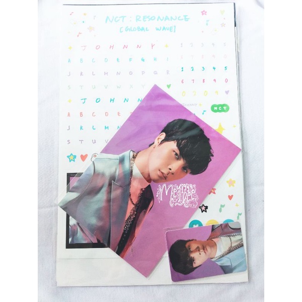 READY STOCK : NCT2020 RESONANCE BEYOND LIVE MD JOHNNY DECO STICKER SET