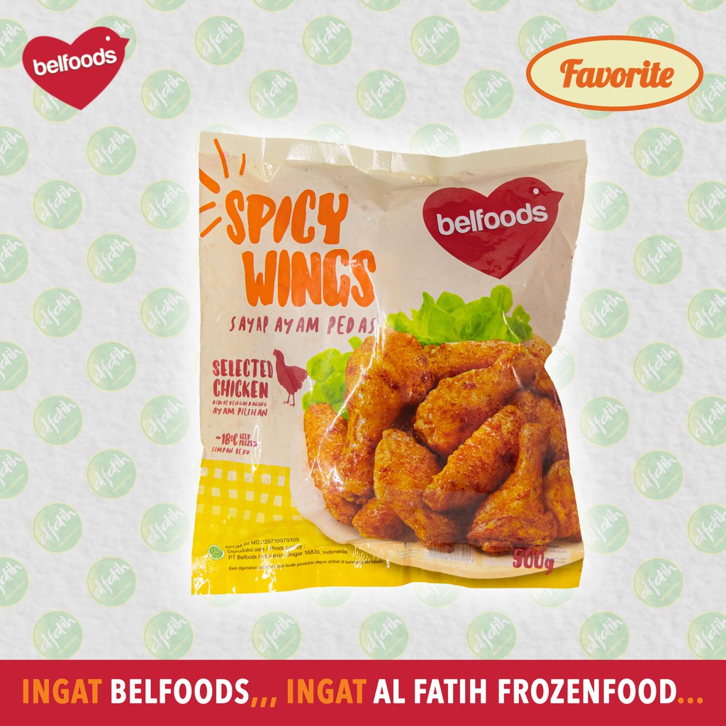

BELFOODS FAVORITE SPICY WING 500 GR