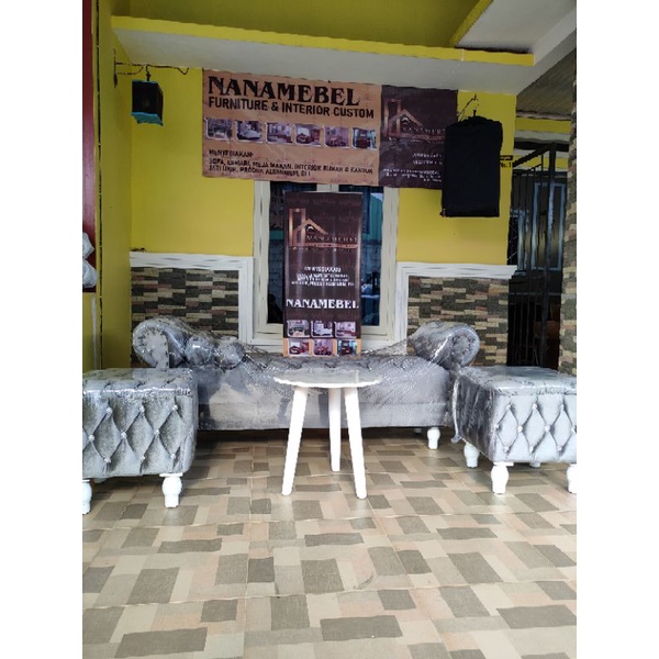 PROMO SET 4IN1 SOFA / NANAMEBEL / FURNITURE LAMPUNG
