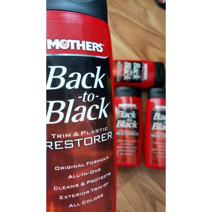 Mothers Back To Black Trim &amp; Plastic Restorer 355 ml Penghitam Plastik