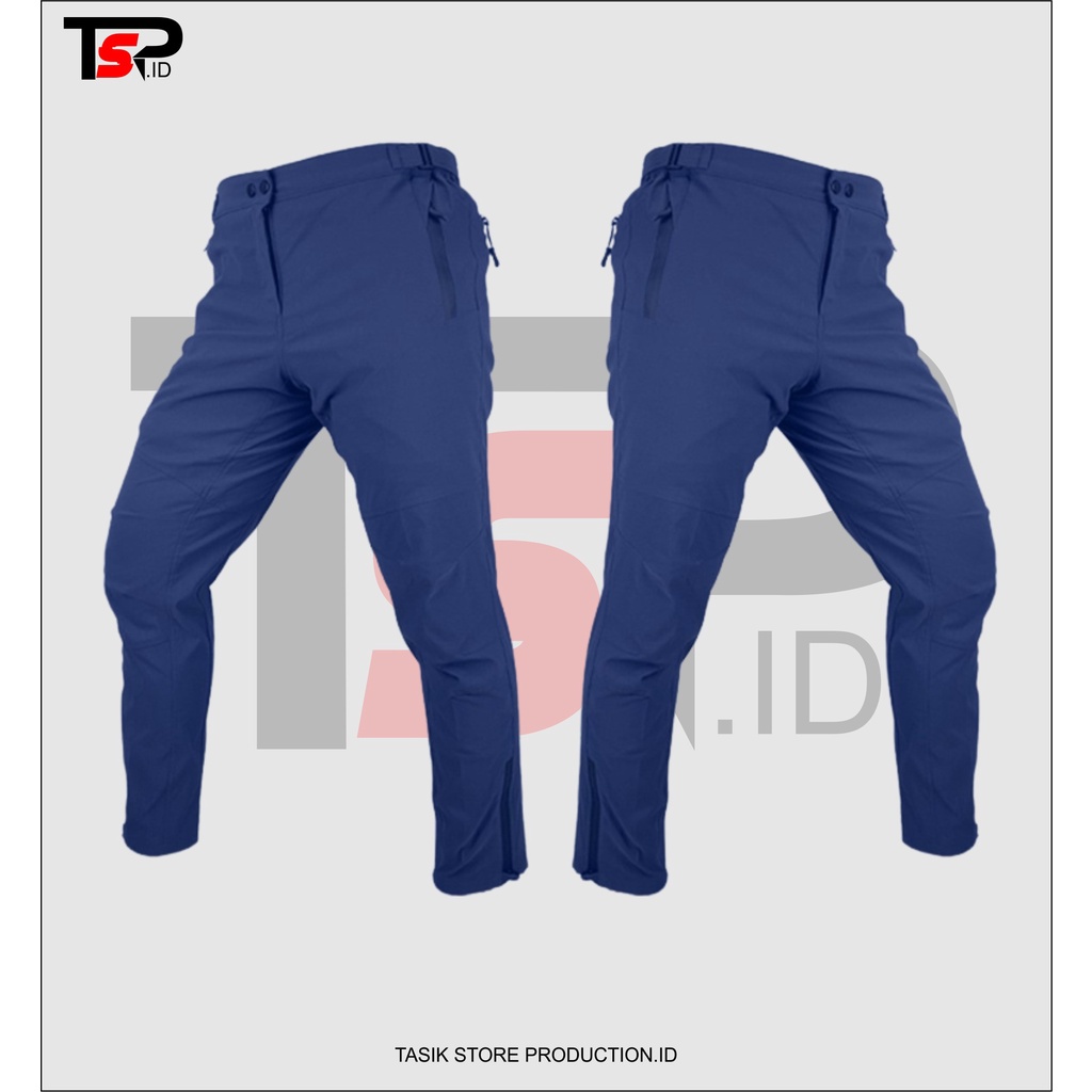 Celana Sepeda pria Mtb Downhill Celana panjang sepeda pria wanita Celana Gowes Cycling Pants NAVY