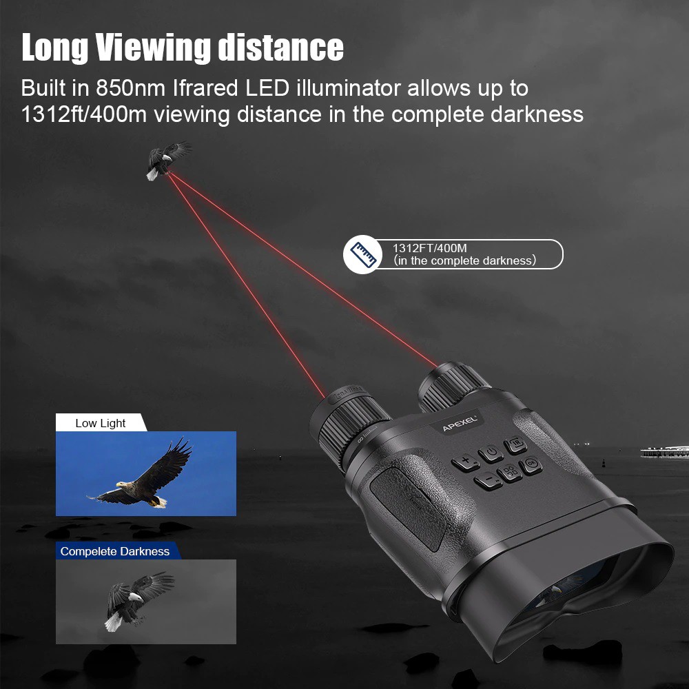 AKN88 - APEXEL APL-NV001 Teropong Binocular Night Vision 8x Zoom