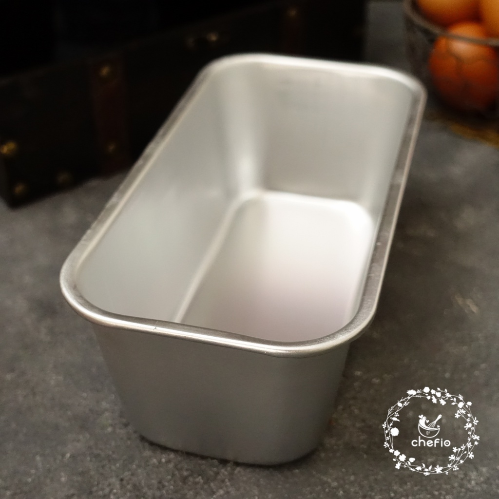 Chefio Loyang Oval Kotak Aluminium / Loaf Pan Persegi Tanpa Sambungan