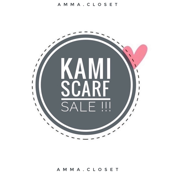 RUZE SCARF SALE KAMIIDEA YEAR END SALE KAMI