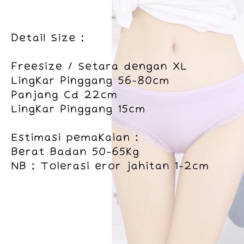 1 Lusin Cd Celana Dalam Wanita Perempuan Renda Pakaian Dalam Di anita Undies Underwear Kancut Wanita