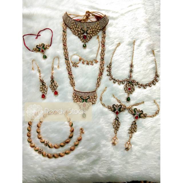 Kalung Pengantin India Peacock Merak