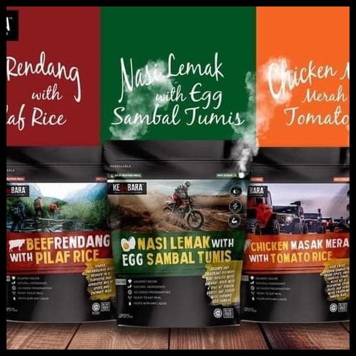 

MRE Kembara Meals Ready to Eat Ration Food Ransum buat Survival Kit