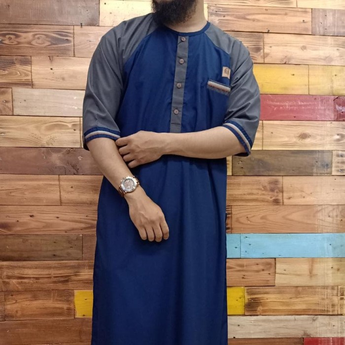 PREMIUM BAJU JUBAH AL AMWA MUSLIM -JUBAH GAMIS TOKOABDU AL AMWA MUSLIM AL AMWA