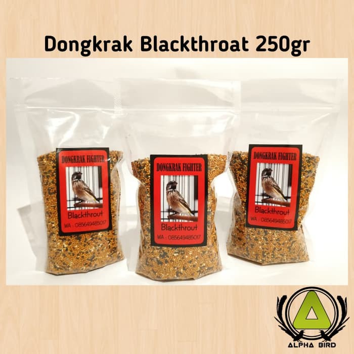 Pakan Burung Blackthorat Sanger Dongkrak Fighter 250gr Pg617