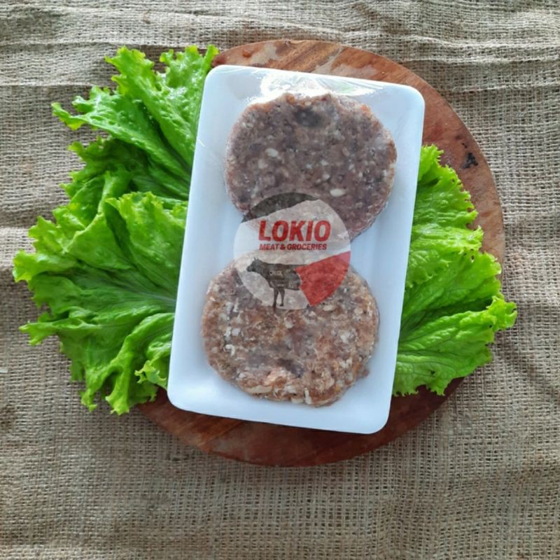 

Lokameat Daging Giling Cincang Beef Patty Burger Minced Beef
