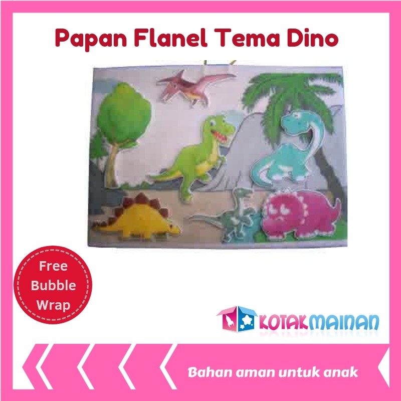 

Papan Flanel Tema Dino