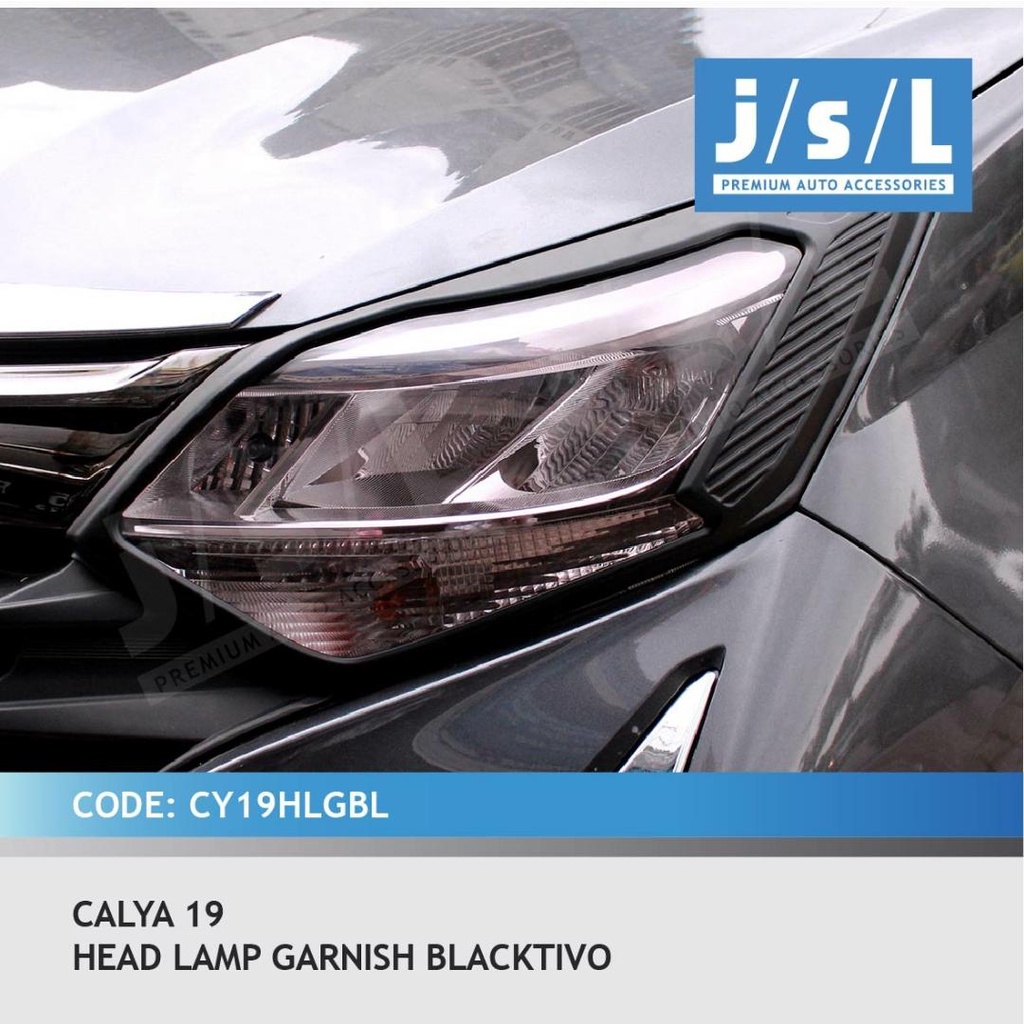 CALYA SIGRA Th 2019 Garnish depan lampu headlamp Blacktivo JSL