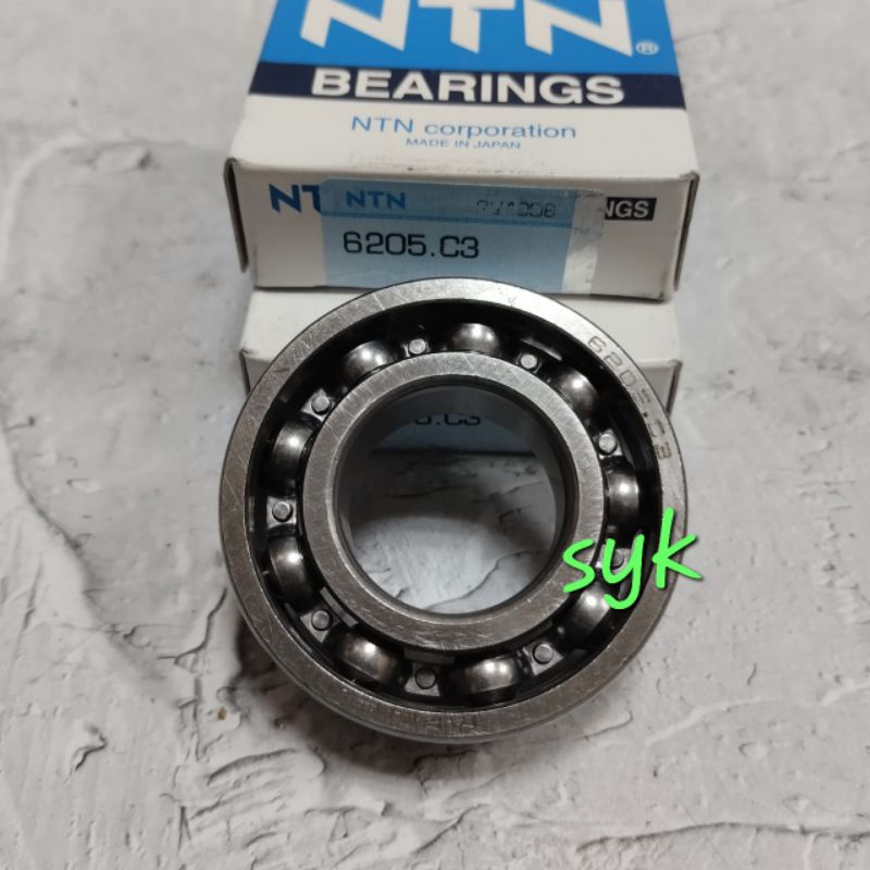 BEARING 6205 C3 NTN TANPA TUTUP