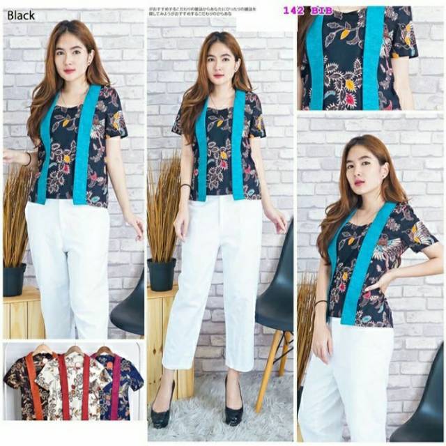 Sale Atasan batik murah obral top wanna batik slim fit best seller