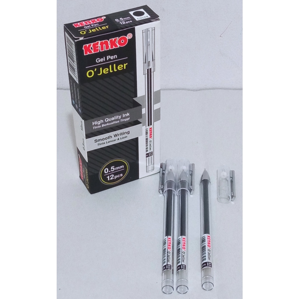 

Kenko O'Jeller 0.5mm Gel Pen Black [ 1 Lusin ]