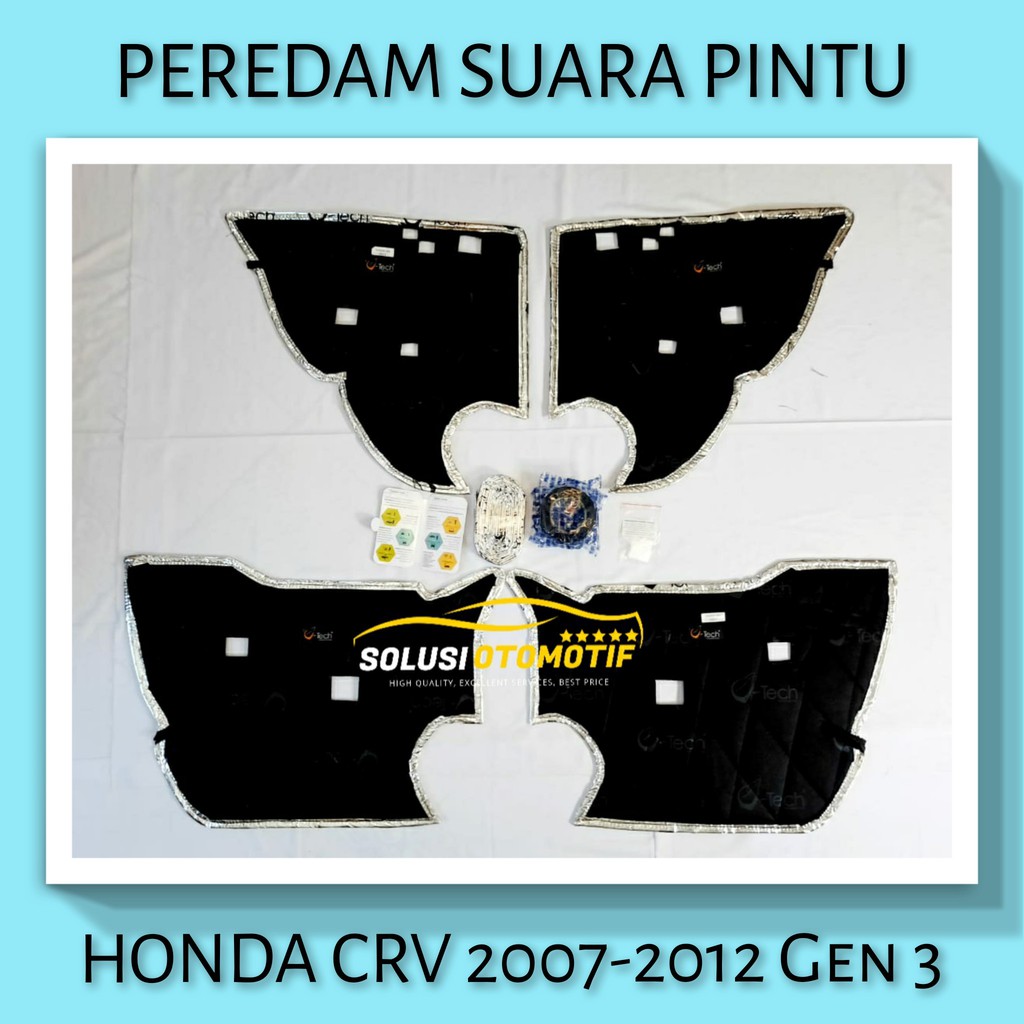 HONDA CRV 2007-2012 Gen 3 Peredam Suara Pintu Aksesoris Mobil VTECH Ori Plug n Play