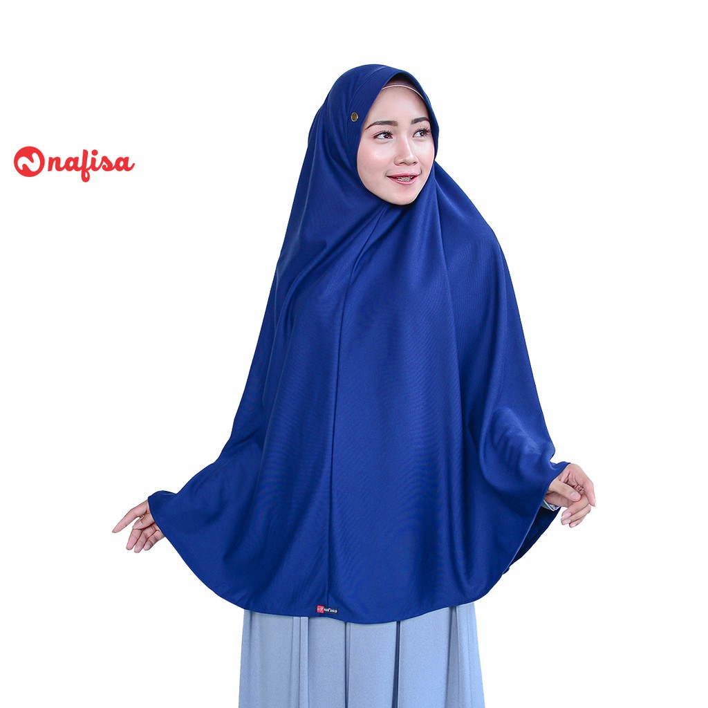 Jilbab PROMO !! JIlbab Instan Bergo Nafisa ASHA | Hijab Jumbo Kaos Instan Khimar Syari Bergo Kerudung Instan Kaos Polos Panjang-3