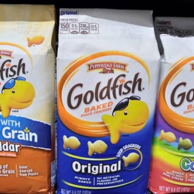 

Goldfish whole grain, original,colour