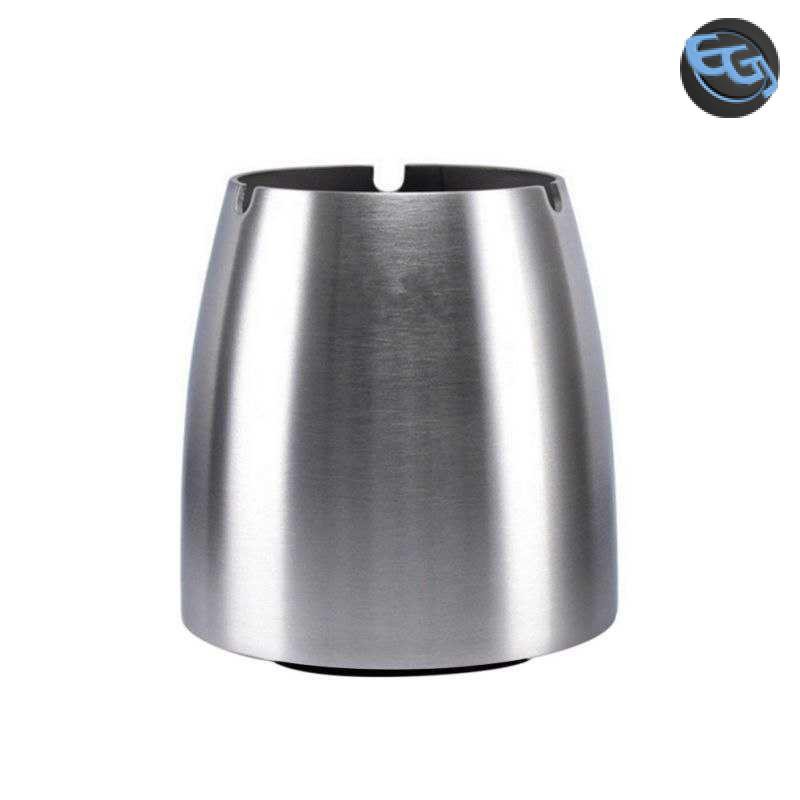 EGJ Firetric Asbak Rokok Anti Angin Cone Cylinder Stainless Steel ZJ38100 [Silver] Grab Medan