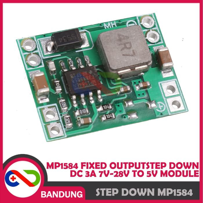 MP1584 SMALL FIXED OUTPUT STEP DOWN DC 3A 7V-28V TO 5V MODULE