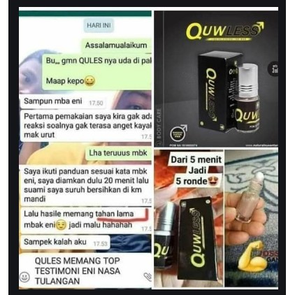 Jual Quwless Nasa - Qules - Quwles Nasa Original - Obat Oles Pria Tahan Lama - Obat Kuat Pria Indonesia|Shopee Indonesia